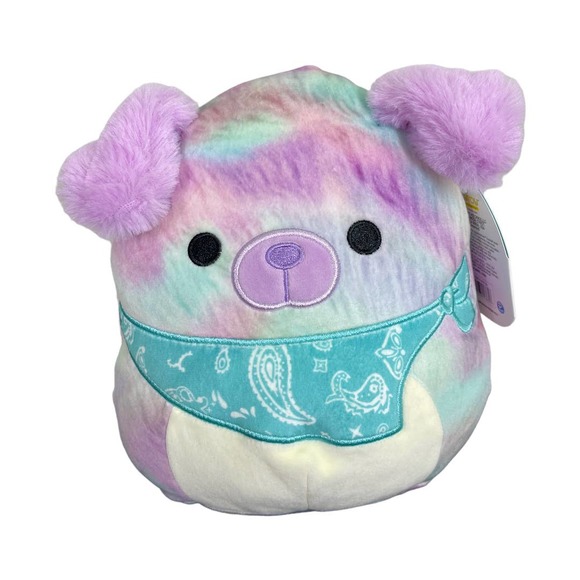 Squishmallows Toys Squishmallows 8 Bashira Bandana Tie Dye Dog Nwt New Plush Stuffed Animal
